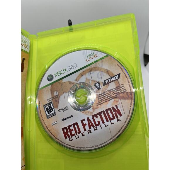 Red Faction: Guerrilla - (Xbox 360, 2009) *CIB* Great Condition* FREE SHIPPING! - Picture 5 of 7